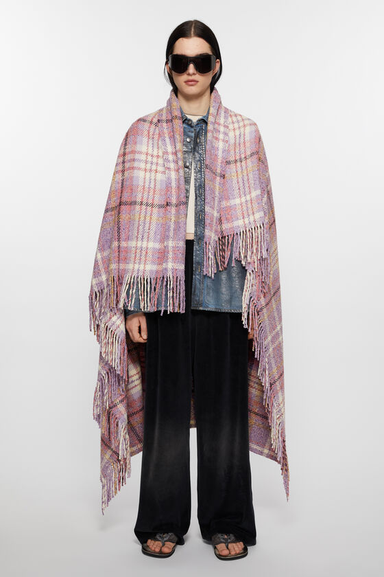 (image for) Seamless Oversized plaid scarf blanket